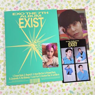 EXO - EXO EXIST アルバム　CD シウミン　セフン　カイ　トレカ　ポストカード