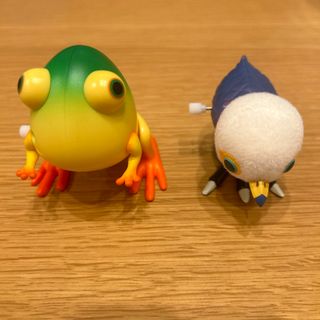 ニンテンドウ(任天堂)のピクミン　せまる原生生物コレクション　ヒナガラスとイモガエル(ゲームキャラクター)