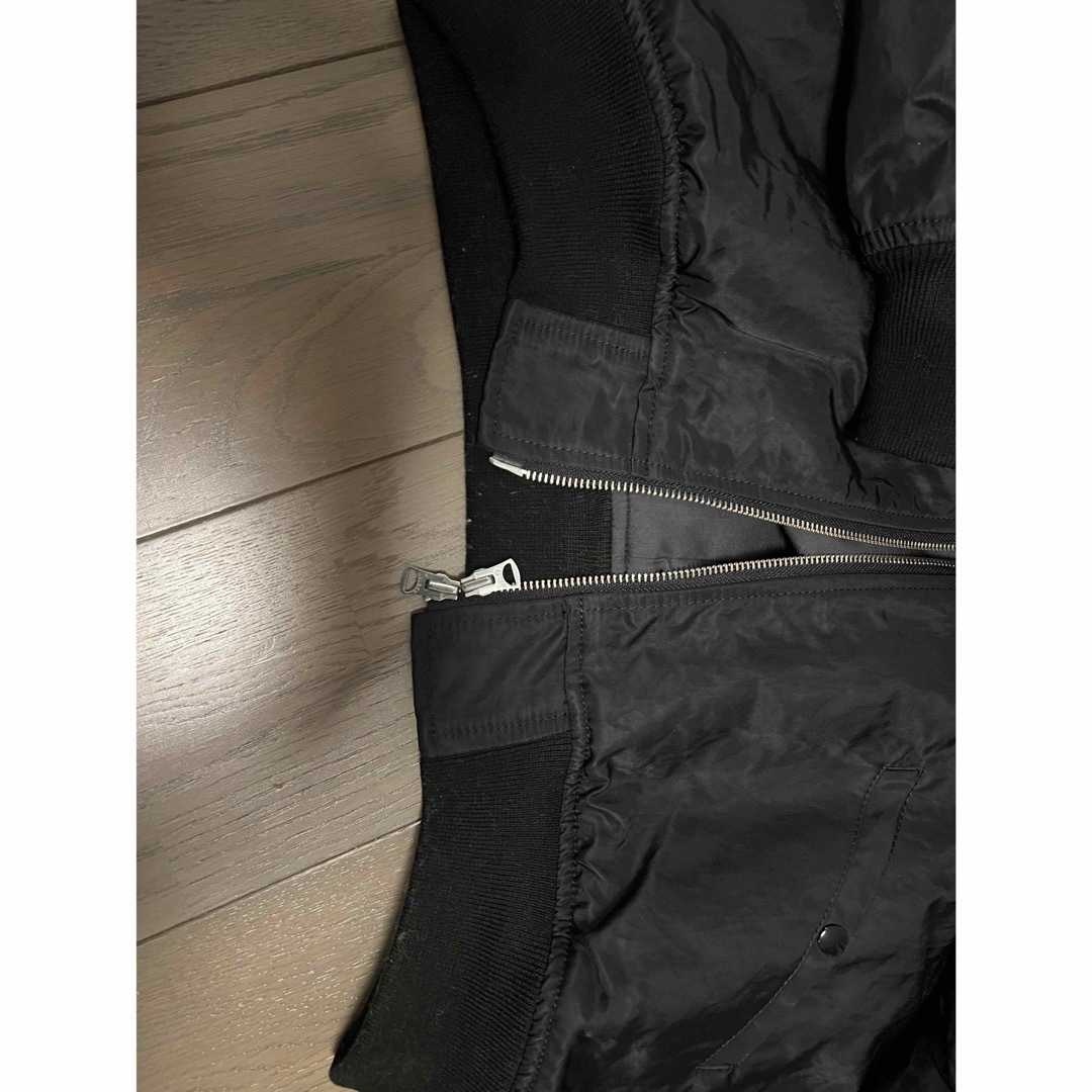 Plage(プラージュ)のプラージュ 【R’IAM】MA1 SHORTブルゾン　ブラック レディースのジャケット/アウター(ブルゾン)の商品写真