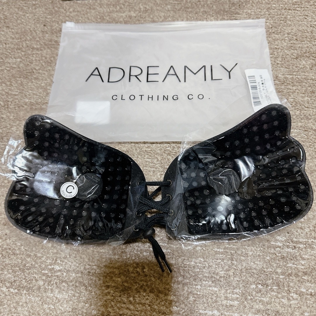 adreamly レディース ヌーブラ  cサイズ　ブラック レディースの下着/アンダーウェア(ヌーブラ)の商品写真