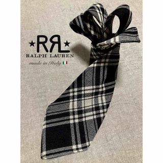 ダブルアールエル(RRL)の【希少】DOUBLE R.L／ダブルアールエル／RRL／タータンチェック／伊製(ネクタイ)