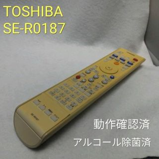 トウシバ(東芝)の東芝 SE-R0187﻿ HDD&DVDレコーダー用リモコン　動作中古品(その他)