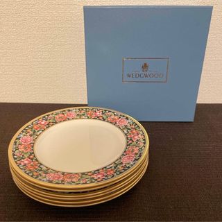 ウェッジウッド(WEDGWOOD)のウェッジウッド　クリオ　フルリムボーダー　デザートプレート　20.5cm(食器)