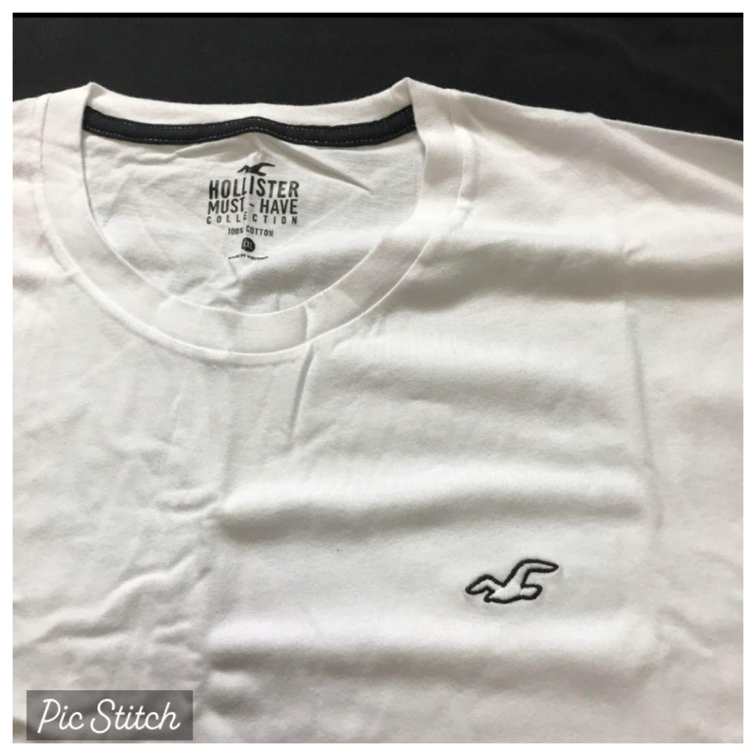 Hollister(ホリスター)の割引あり◎4枚セット◎XXL◎新品正規品◎ホリスター◎Tシャツ◎送料込 メンズのトップス(Tシャツ/カットソー(半袖/袖なし))の商品写真