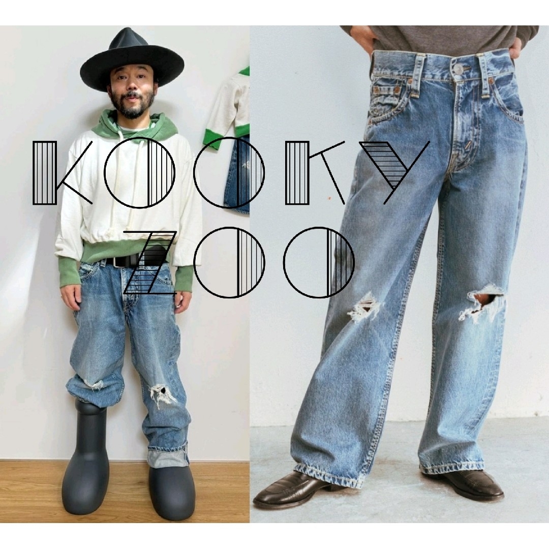 KOOKY ZOO JUVENILE DENIM PANTS PGY POGGY メンズのパンツ(デニム/ジーンズ)の商品写真