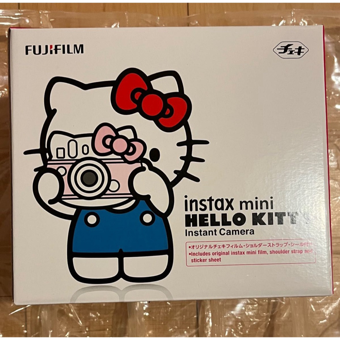 富士フイルム(フジフイルム)の【新品】 未開封 instax mini ハローキティ INS MINI KIT スマホ/家電/カメラのカメラ(フィルムカメラ)の商品写真