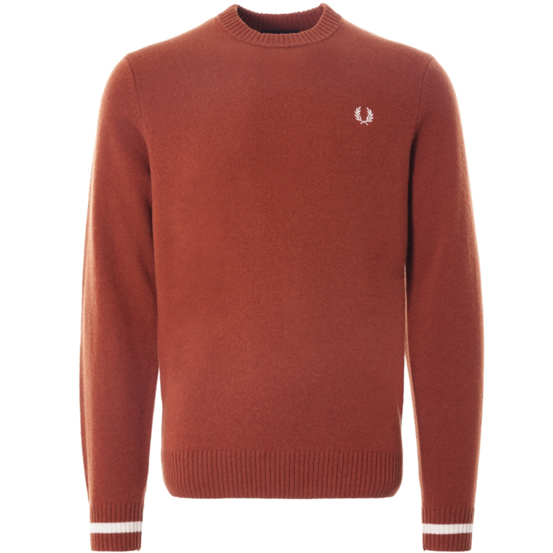 FRED PERRY(フレッドペリー)の[フレッドペリー] セーター TIPPED CREW NECK JUMPER メンズのトップス(ニット/セーター)の商品写真