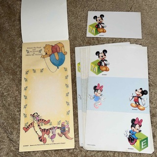 ディズニー(Disney)のミッキー　ミニー　プーさん　ティガー　メモ　73枚(ノート/メモ帳/ふせん)