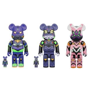 ベアブリック(BE@RBRICK)のベアブリック エヴァンゲリオン EVANGELION 初号機 13号機 8号機(フィギュア)