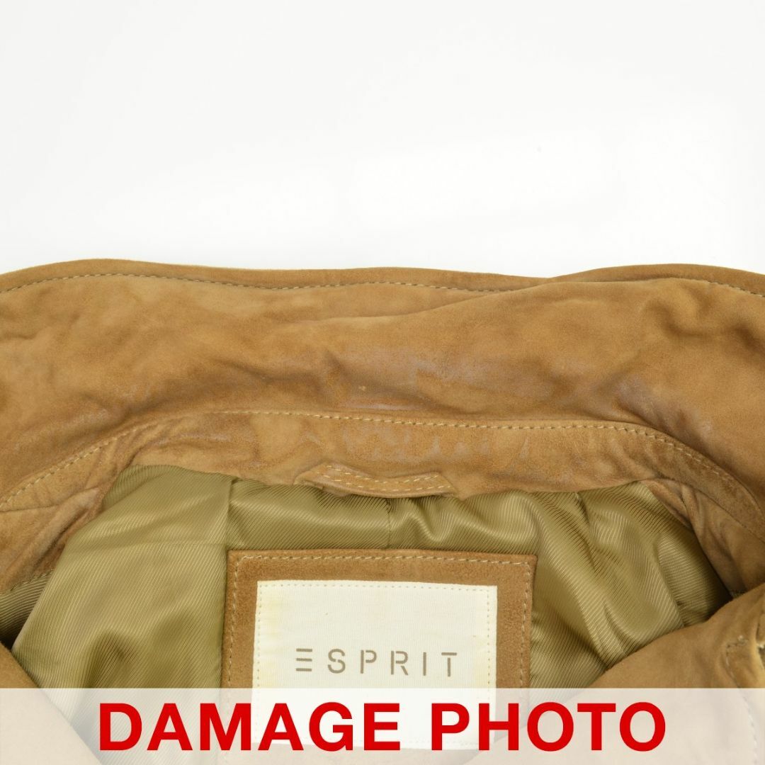 Esprit(エスプリ)の【ESPRIT】ゴートスエードダブルライダースジャケット レディースのジャケット/アウター(ライダースジャケット)の商品写真