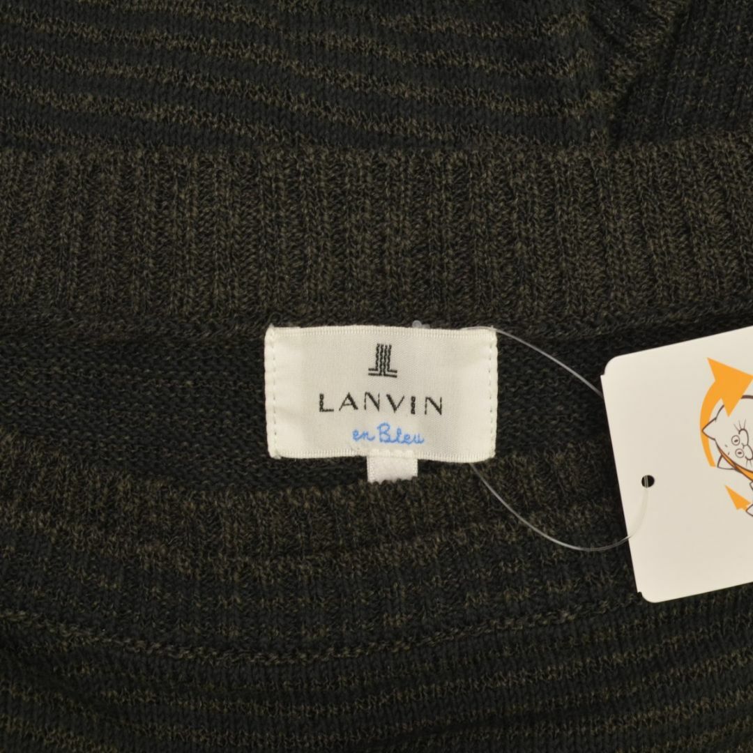 LANVIN en Bleu(ランバンオンブルー)の【LANVINenBleu】コットンリネンブレンドスコーピオンノースリーブニット メンズのトップス(ニット/セーター)の商品写真