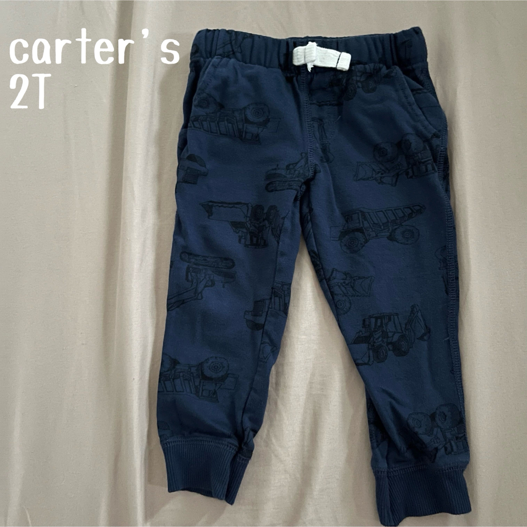 carter's(カーターズ)のcarter’s カーターズ　はたらく車柄　パンツ　2T くるま　ネイビー キッズ/ベビー/マタニティのキッズ服男の子用(90cm~)(パンツ/スパッツ)の商品写真