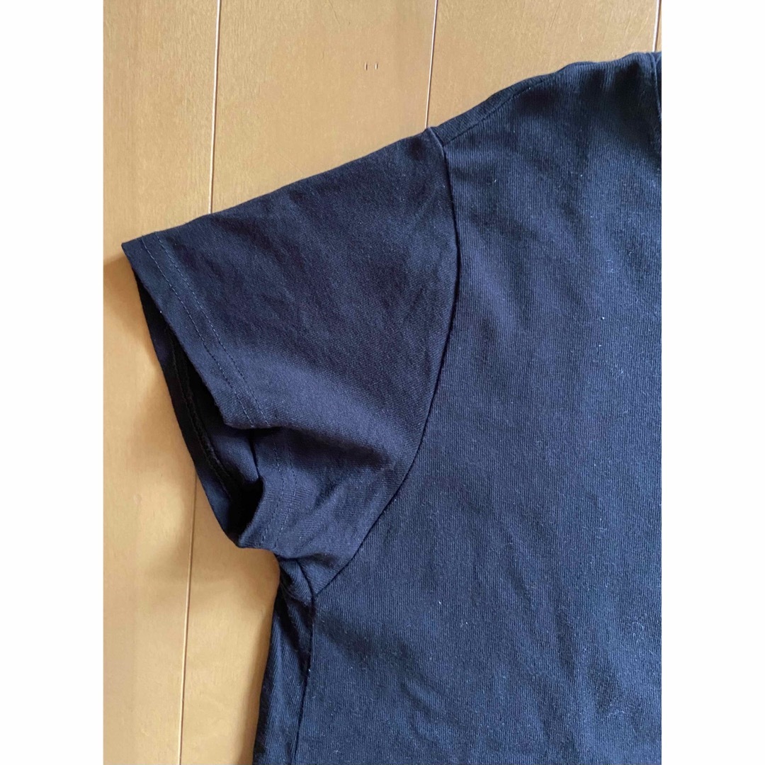 CHUMS(チャムス)のCHUMS チャムス FREAK'S STORE Tシャツ 半袖ワンピース黒 L レディースのワンピース(ロングワンピース/マキシワンピース)の商品写真