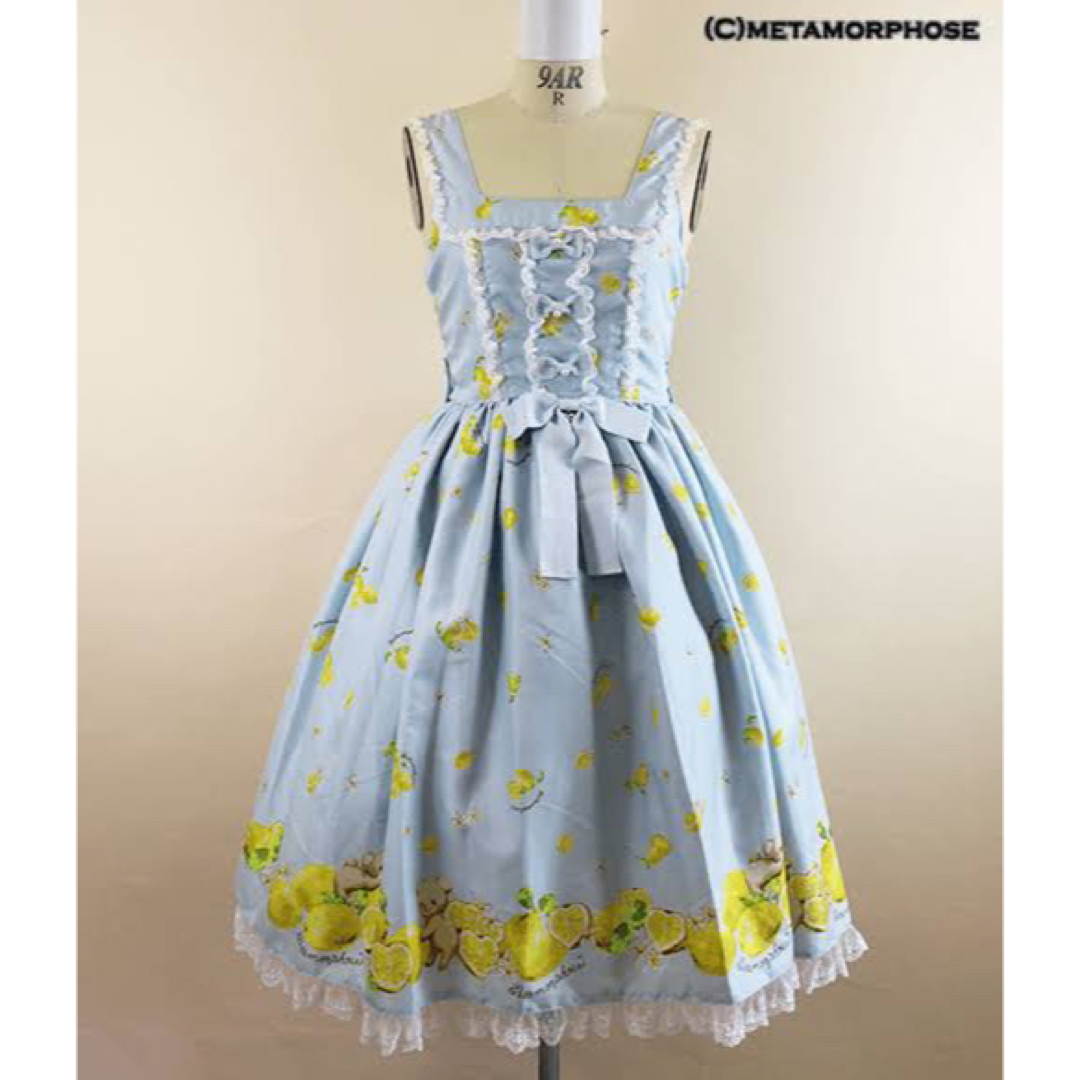 metamorphose temps de fille(メタモルフォーゼタンドゥフィーユ)のDreaming heart♡Lemon レディースのワンピース(ひざ丈ワンピース)の商品写真