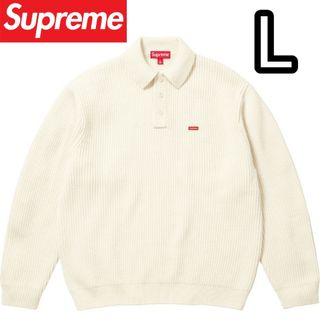 シュプリーム(Supreme)の23AW Supreme Small Box Polo Sweater L(ニット/セーター)