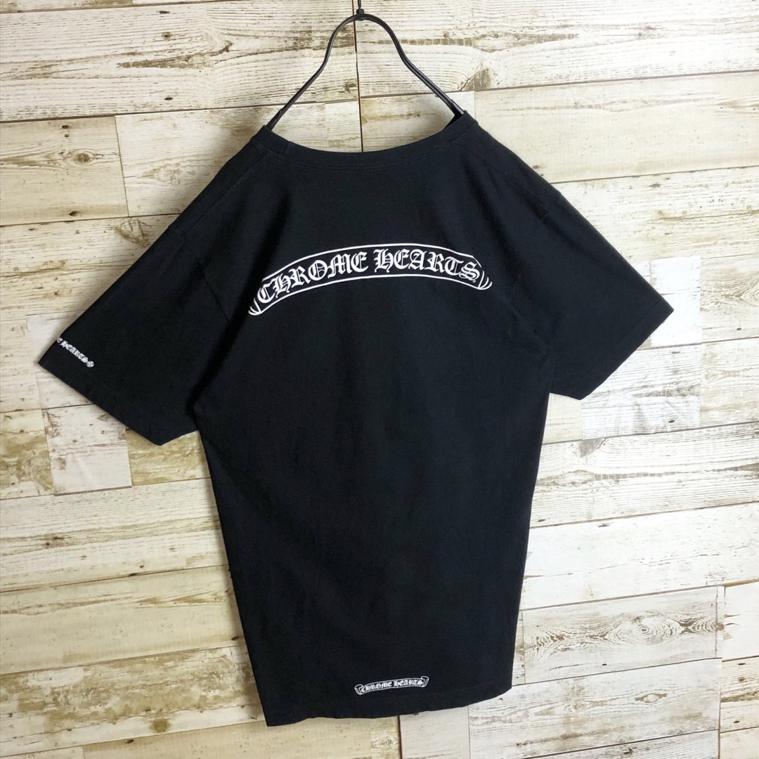 Chrome Hearts(クロムハーツ)のCHROME HEARTS クロムハーツ カットソー バックロゴ入り Tシャツ メンズのトップス(Tシャツ/カットソー(半袖/袖なし))の商品写真