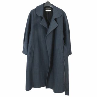 アルビーノテオドロ 18SS サロンルシック別注 ウールデニムベルテッドコート(ロングコート)