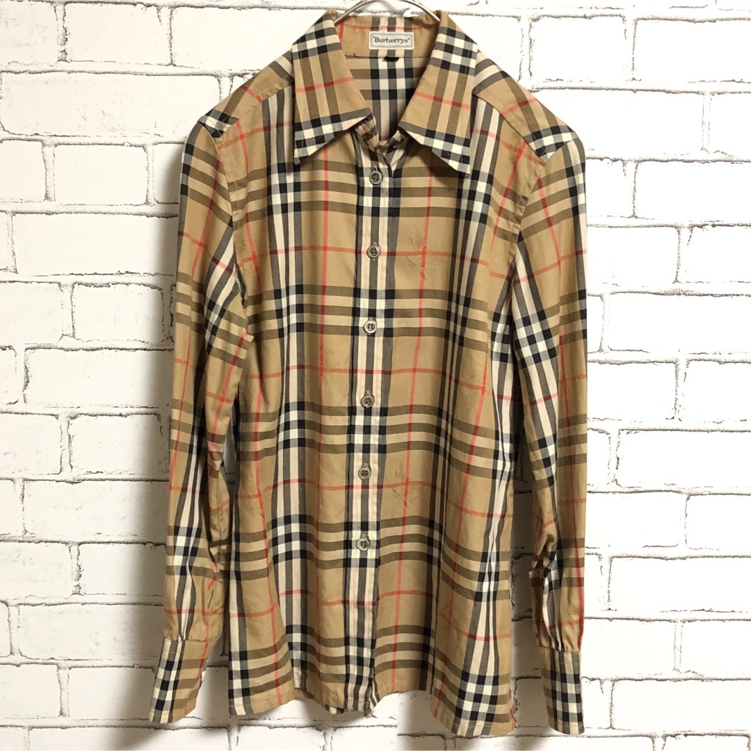 BURBERRY(バーバリー)の【希少】Burberry バーバリー ノバチェックシャツ ヴィンテージ  90s レディースのトップス(シャツ/ブラウス(長袖/七分))の商品写真