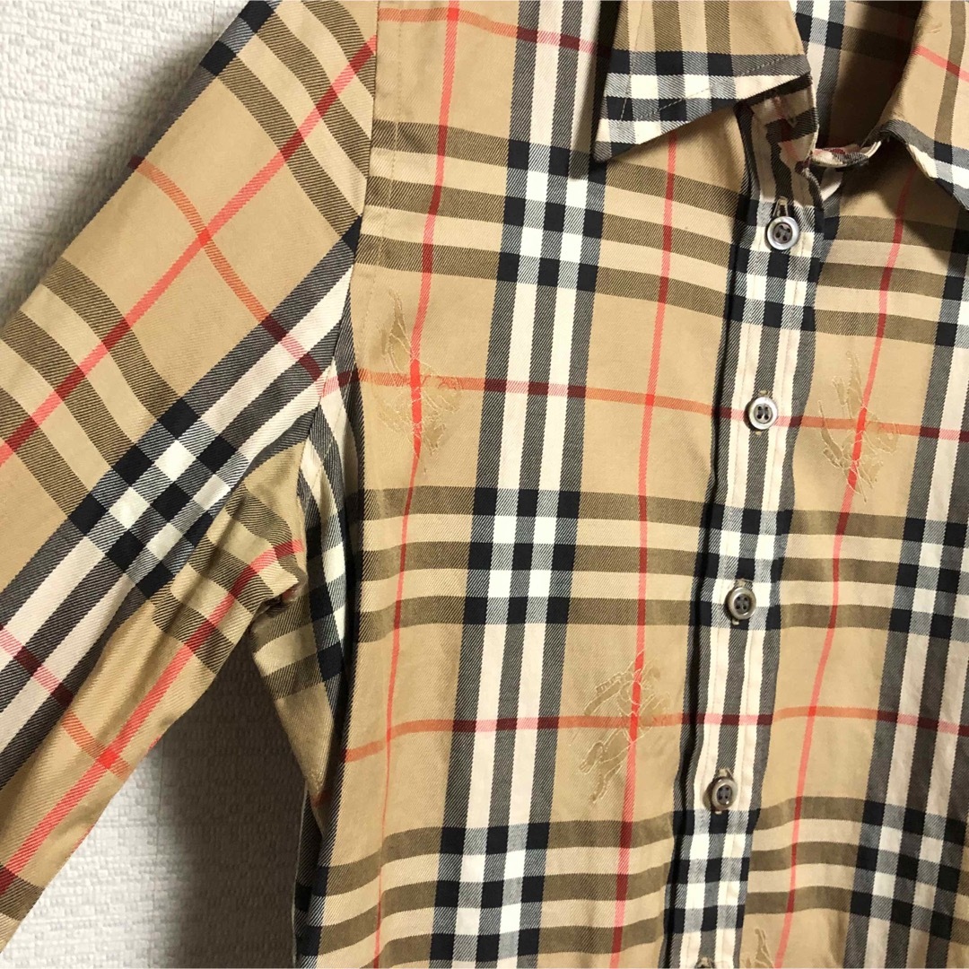 BURBERRY(バーバリー)の【希少】Burberry バーバリー ノバチェックシャツ ヴィンテージ  90s レディースのトップス(シャツ/ブラウス(長袖/七分))の商品写真