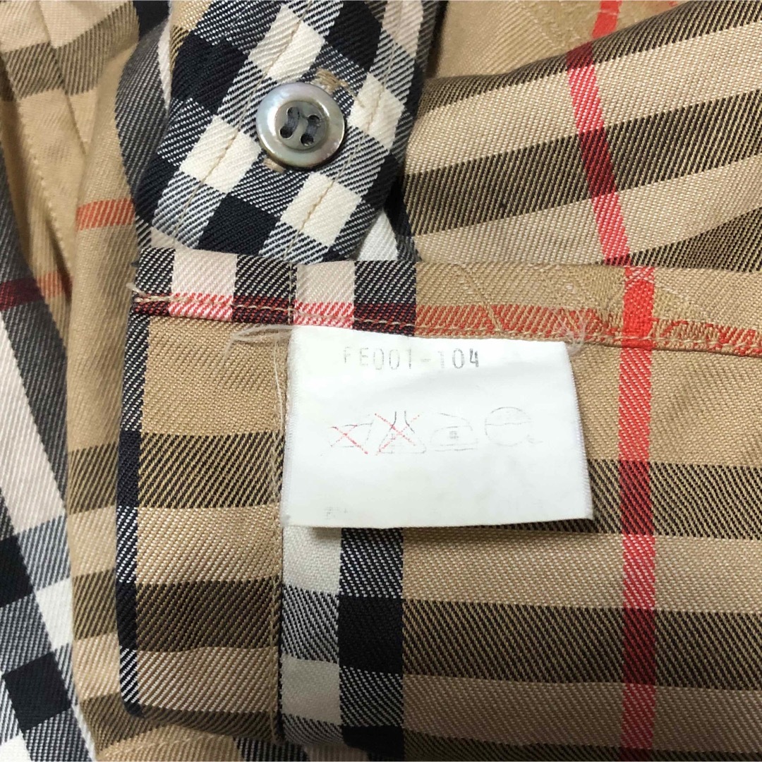 BURBERRY(バーバリー)の【希少】Burberry バーバリー ノバチェックシャツ ヴィンテージ  90s レディースのトップス(シャツ/ブラウス(長袖/七分))の商品写真