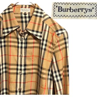 バーバリー(BURBERRY)の【希少】Burberry バーバリー ノバチェックシャツ ヴィンテージ  90s(シャツ/ブラウス(長袖/七分))