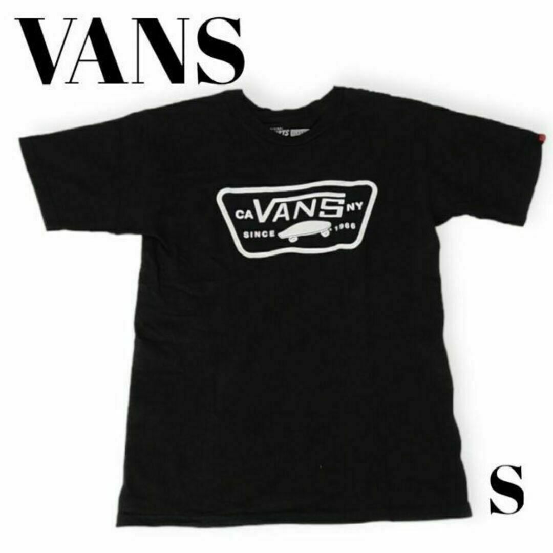 VANS(ヴァンズ)の【VANS】バンズ★半袖シャツ★S★黒★メンズ★ユニセックス★レディース メンズのトップス(Tシャツ/カットソー(半袖/袖なし))の商品写真