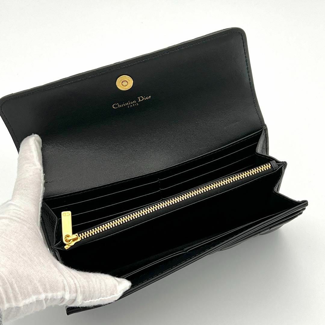 Christian Dior(クリスチャンディオール)の⭐️鑑定済⭐️クリスチャンディオール カロ カナージュ カーフスキン ウォレット レディースのファッション小物(財布)の商品写真