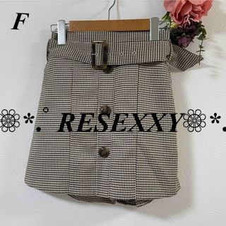 リゼクシー(RESEXXY)のRESEXXY リゼクシー フロントボタンデザインスカパン(ショートパンツ)