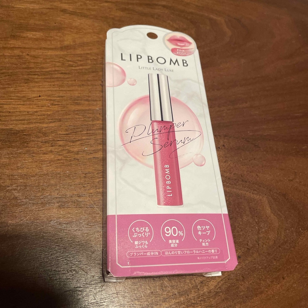 新品未開封✨LIP  BOMB ブランパーセラム(リップグロス)ピンクロージー コスメ/美容のベースメイク/化粧品(リップグロス)の商品写真