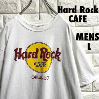 ハードロックカフェ(Hard Rock CAFE)のハードロックカフェ　半袖Tシャツ　USA製　メンズLサイズ(Tシャツ/カットソー(半袖/袖なし))