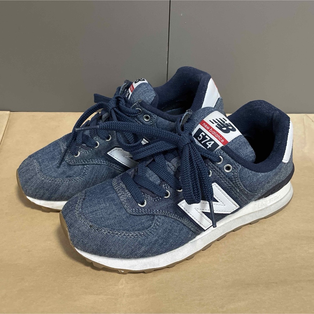 New Balance(ニューバランス)のNew balance  574  デニム　22cm レディースの靴/シューズ(スニーカー)の商品写真