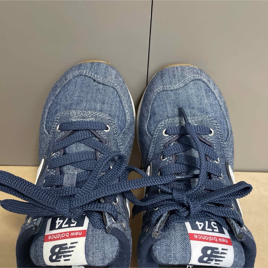 New Balance(ニューバランス)のNew balance  574  デニム　22cm レディースの靴/シューズ(スニーカー)の商品写真