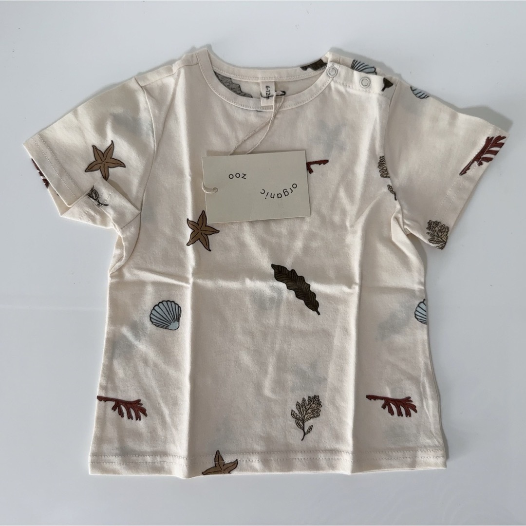 【新品未使用】organic zoo Tシャツ seaweeds 6-12m キッズ/ベビー/マタニティのベビー服(~85cm)(Ｔシャツ)の商品写真