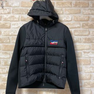 モンクレール(MONCLER)のMONCLERﾓﾝｸﾚｰﾙｸﾞﾙﾉｰﾌﾞﾙフードダウンジャケット サイズM 黒(ダウンジャケット)