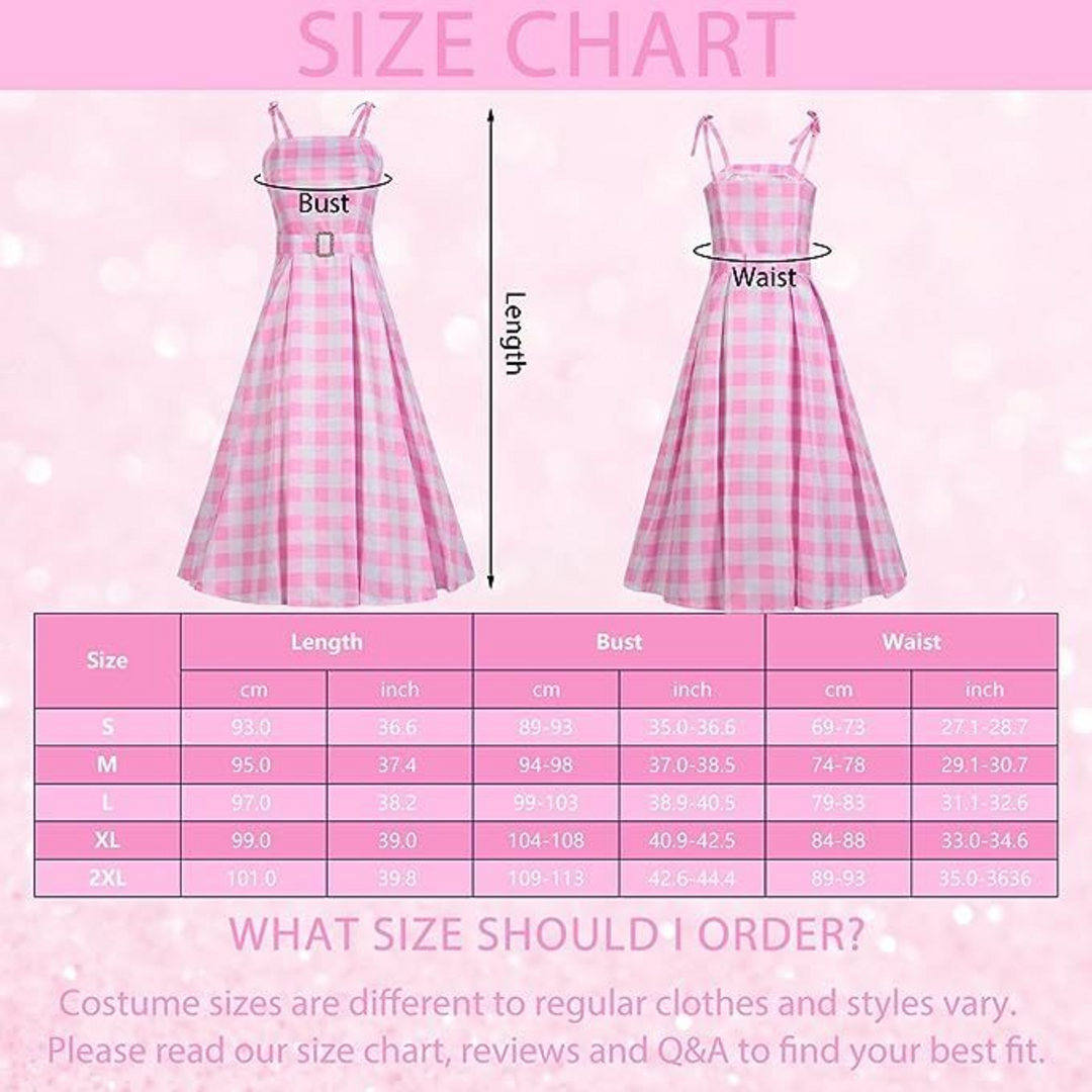 バービー コスプレ ハロウィン 映画 人気 ピンク スカート XLサイズ エンタメ/ホビーのコスプレ(衣装一式)の商品写真