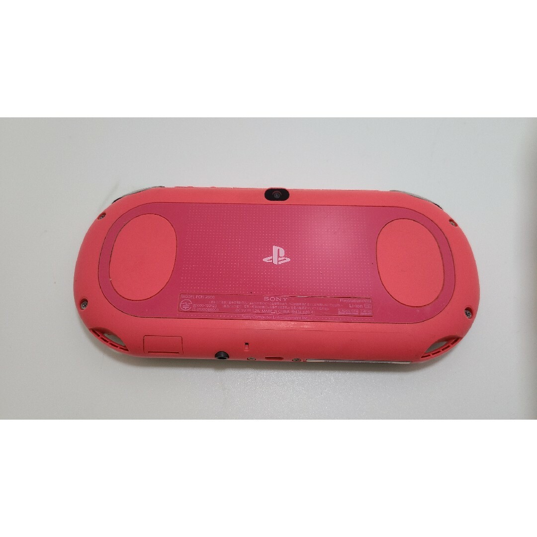 PlayStation Vita(プレイステーションヴィータ)のPlaystation Vita PCH2000 ピンク×ブラック エンタメ/ホビーのゲームソフト/ゲーム機本体(携帯用ゲーム機本体)の商品写真