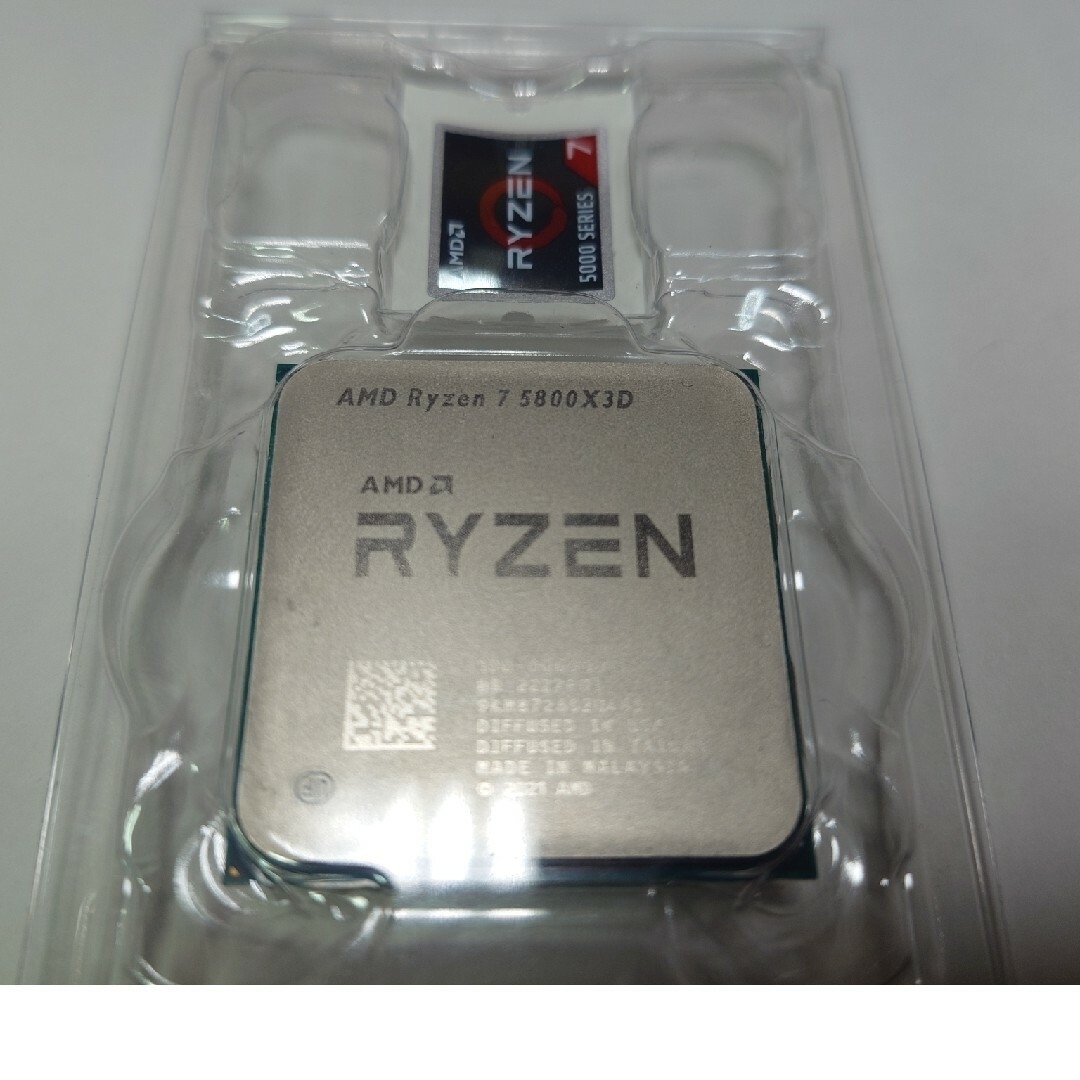 AMD CPU AMD Ryzen 7 5800X3D without coo… スマホ/家電/カメラのPC/タブレット(PCパーツ)の商品写真