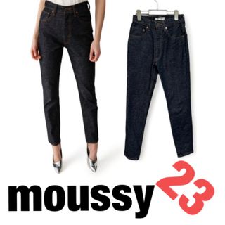 マウジー(moussy)の極美品　マウジー　moussy ハイウエスト　デニム　23(デニム/ジーンズ)