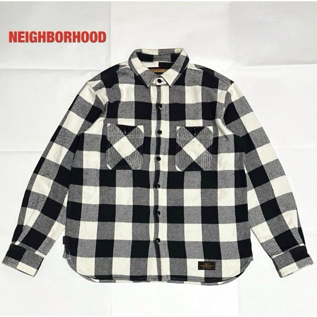 NEIGHBORHOOD(ネイバーフッド)のNEIGHBORHOOD　ネイバーフッド　ネルシャツ　バッファローチェック柄 メンズのトップス(シャツ)の商品写真