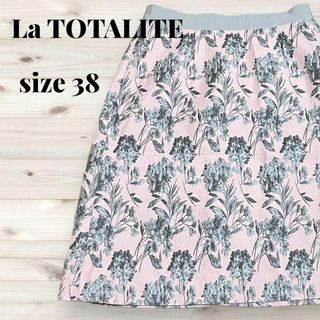 La TOTALITE - La TOTALITE ラトータリテ スカート 膝丈 花柄 ピンク 38 美品