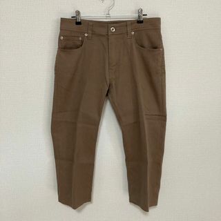 メンズメルローズ(MEN'S MELROSE)の🌟メンズ メルローズ クロップドパンツ【M】ベージュ 綿混(スラックス)