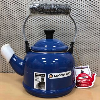 ルクルーゼ(LE CREUSET)の【新品未使用】ルクルーゼ デミケトル 1.1L ブルー(調理道具/製菓道具)