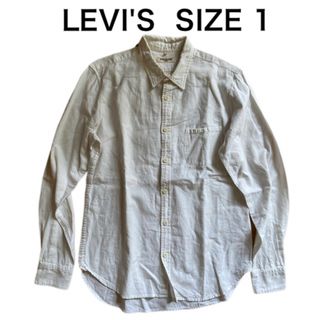 リーバイス(Levi's)のLEVI'S リーバイス 長袖 ボタンダウン シャツ 麻混 サイズ1(シャツ)