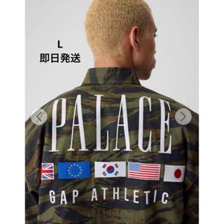 GAP - Palace Gap カモフラージュ オックスフォード ドロップショルダー L