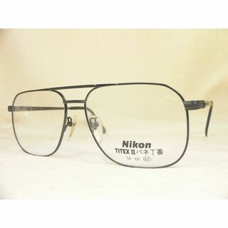 Nikon TITEX ヴィンテージ 眼鏡 フレーム ビッグサイズ スクエア 
