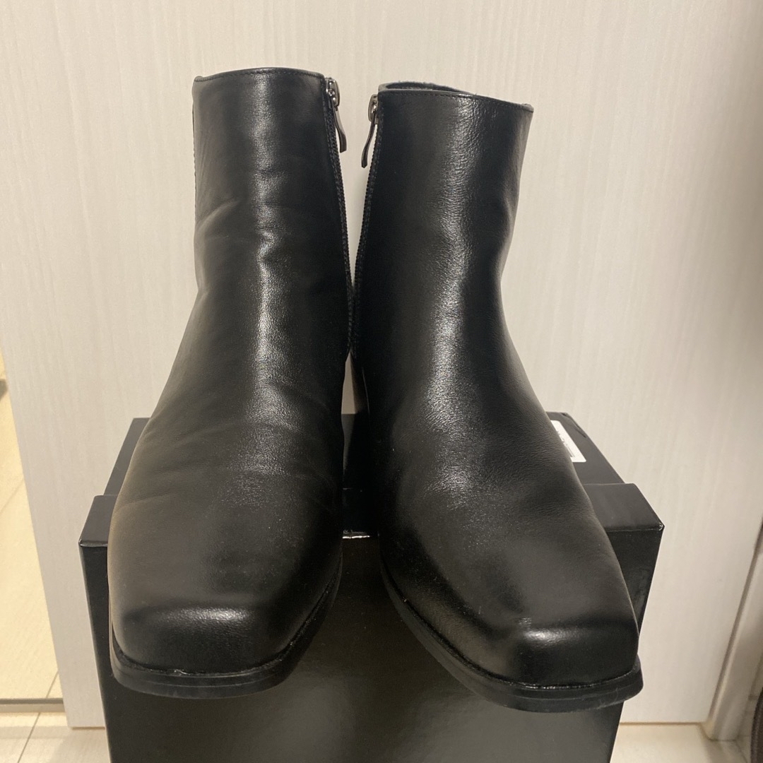 CALLNE  Squaretoe Sidezip Heelboots 40 メンズの靴/シューズ(ブーツ)の商品写真