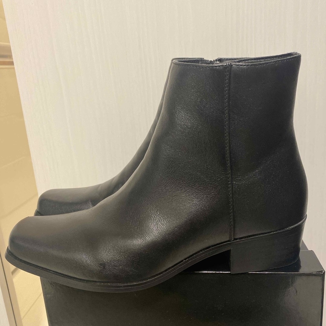 CALLNE  Squaretoe Sidezip Heelboots 40 メンズの靴/シューズ(ブーツ)の商品写真