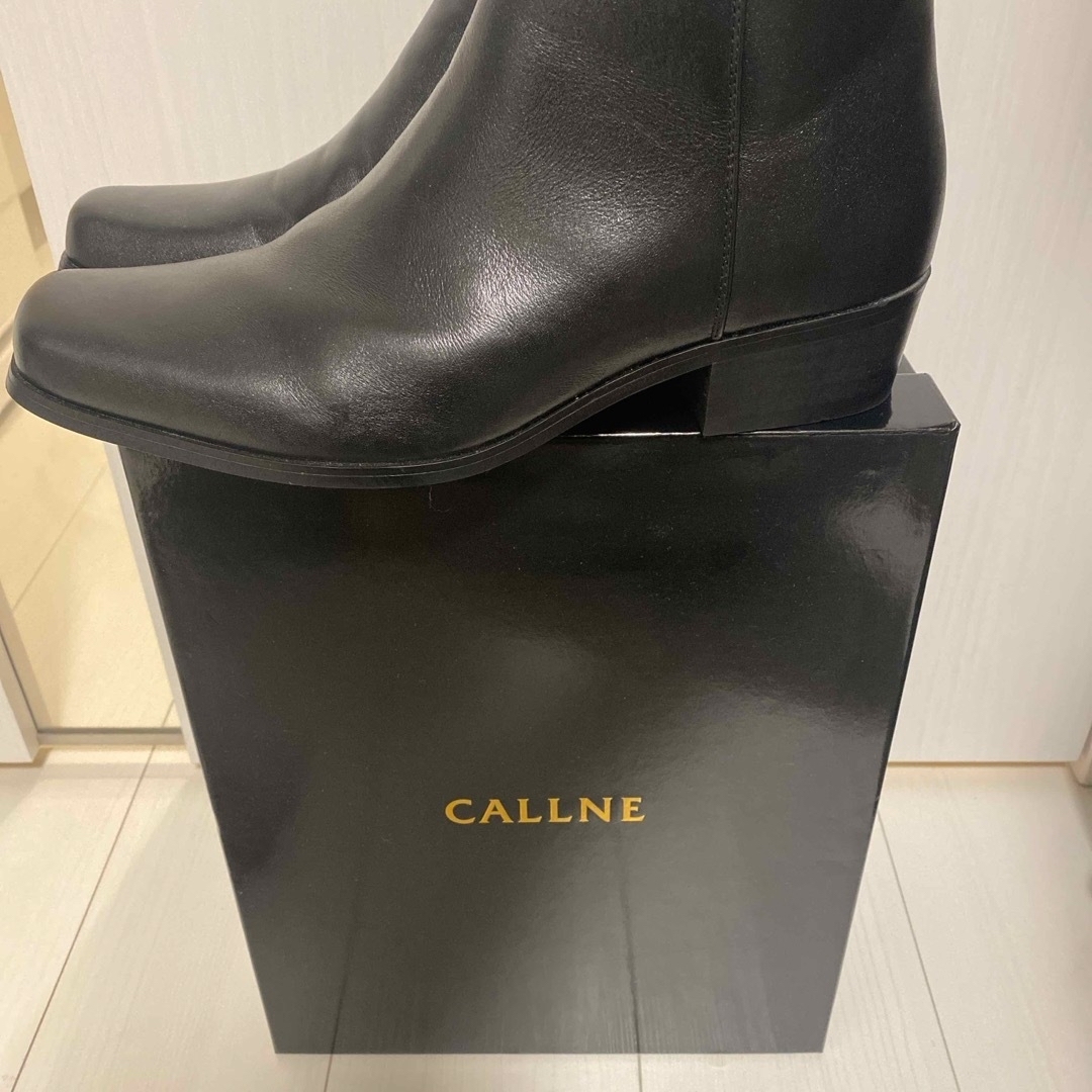 CALLNE  Squaretoe Sidezip Heelboots 40 メンズの靴/シューズ(ブーツ)の商品写真