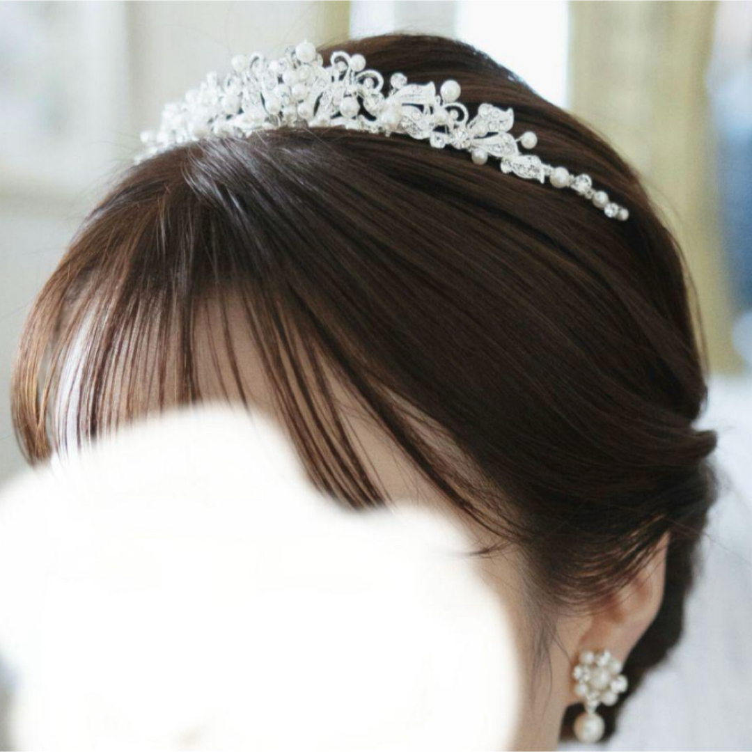 ANNAN WEDDING ティアラ ハンドメイドのウェディング(ヘッドドレス/ドレス)の商品写真