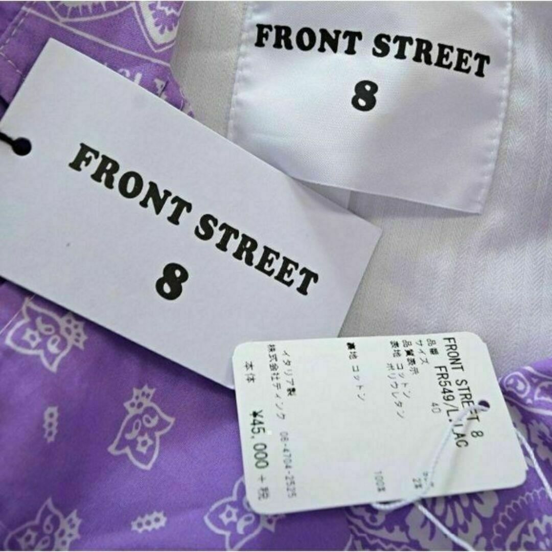 【新品・タグ付】 FRONT STREET 8 流行のUSED加工生地 40 レディースのジャケット/アウター(その他)の商品写真